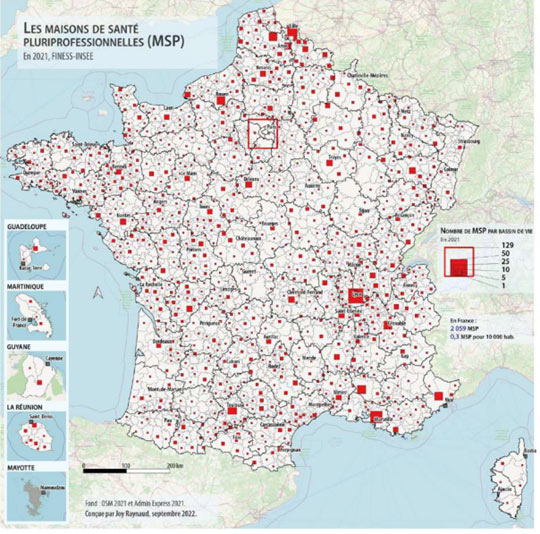 Les Maisons de Santé Pluriprofessionnelles